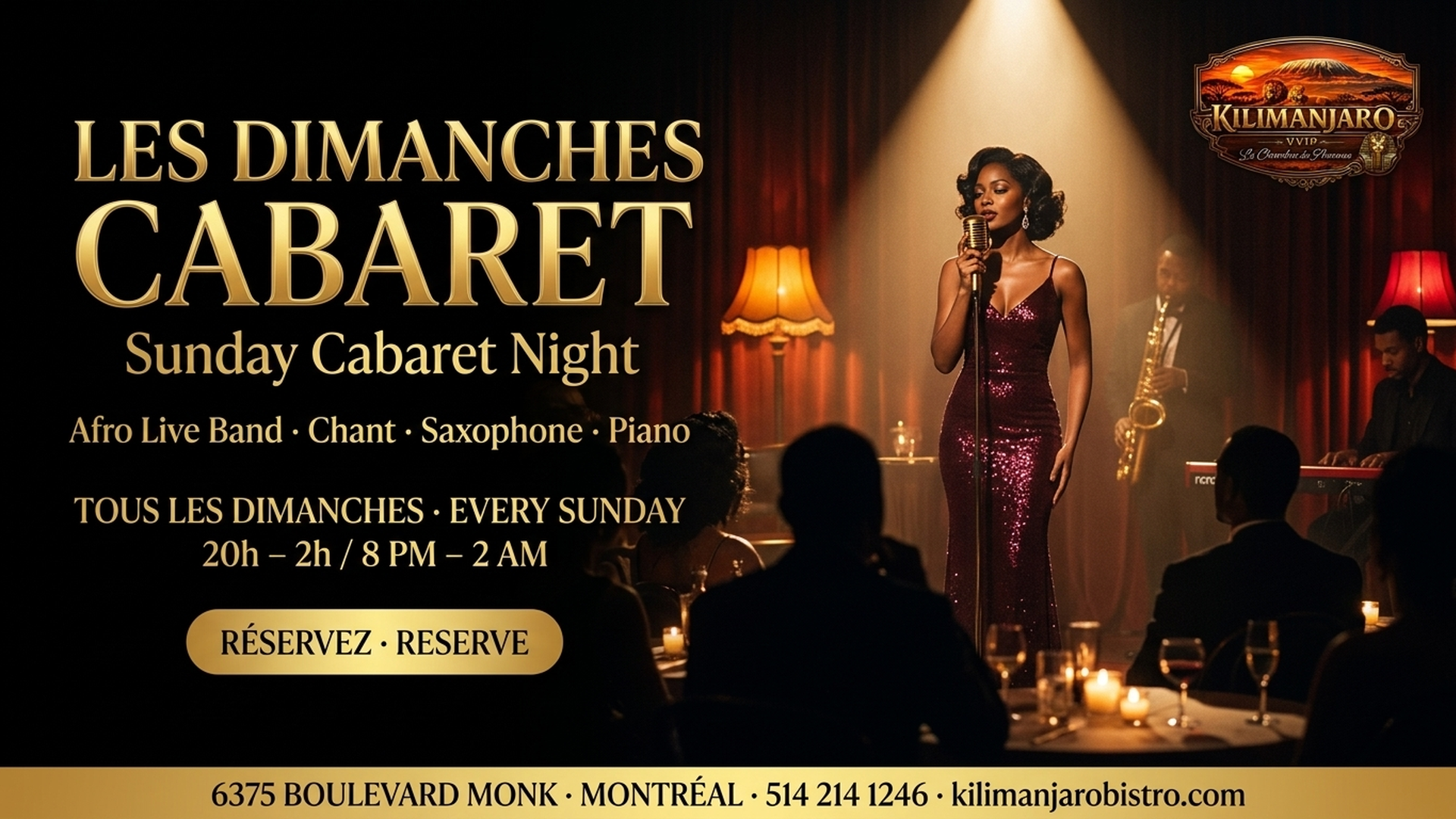 Les Dimanches Cabaret — Live Afro Band